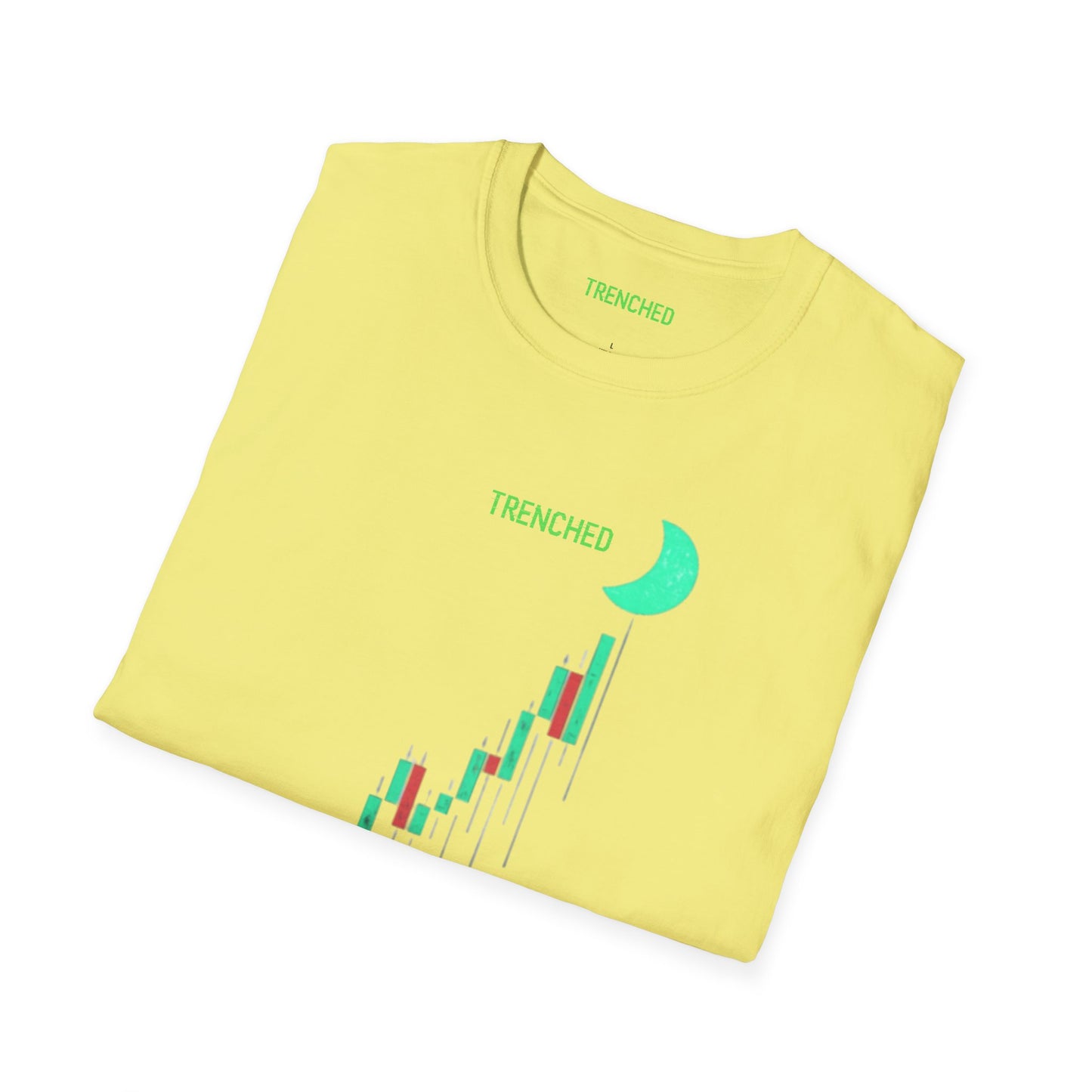 Crypto to The Moon Trenched Graphic Tee