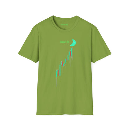 Crypto to The Moon Trenched Graphic Tee