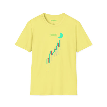 Crypto to The Moon Trenched Graphic Tee