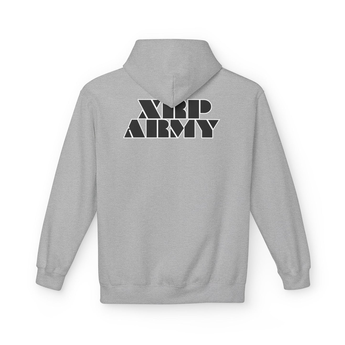 XRP Army Unisex Fleece Hoodie (Front & Back Logo)