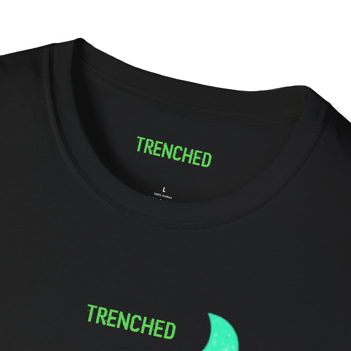 Crypto to The Moon Trenched Graphic Tee