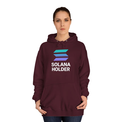Solana Holder Unisex College Hoodie