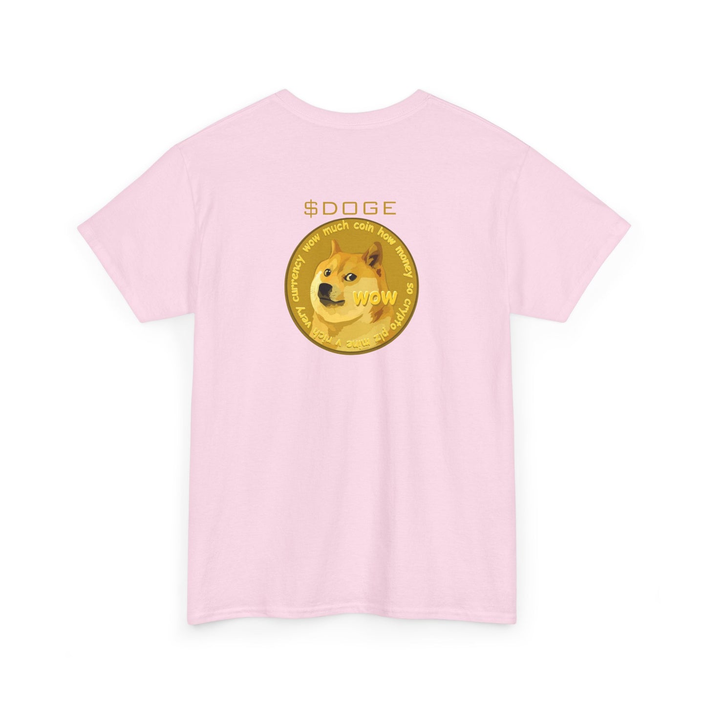 $DOGE Coin Polo Tee (Front & Back Graphic Logo)