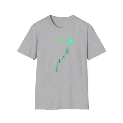 Crypto to The Moon Trenched Graphic Tee