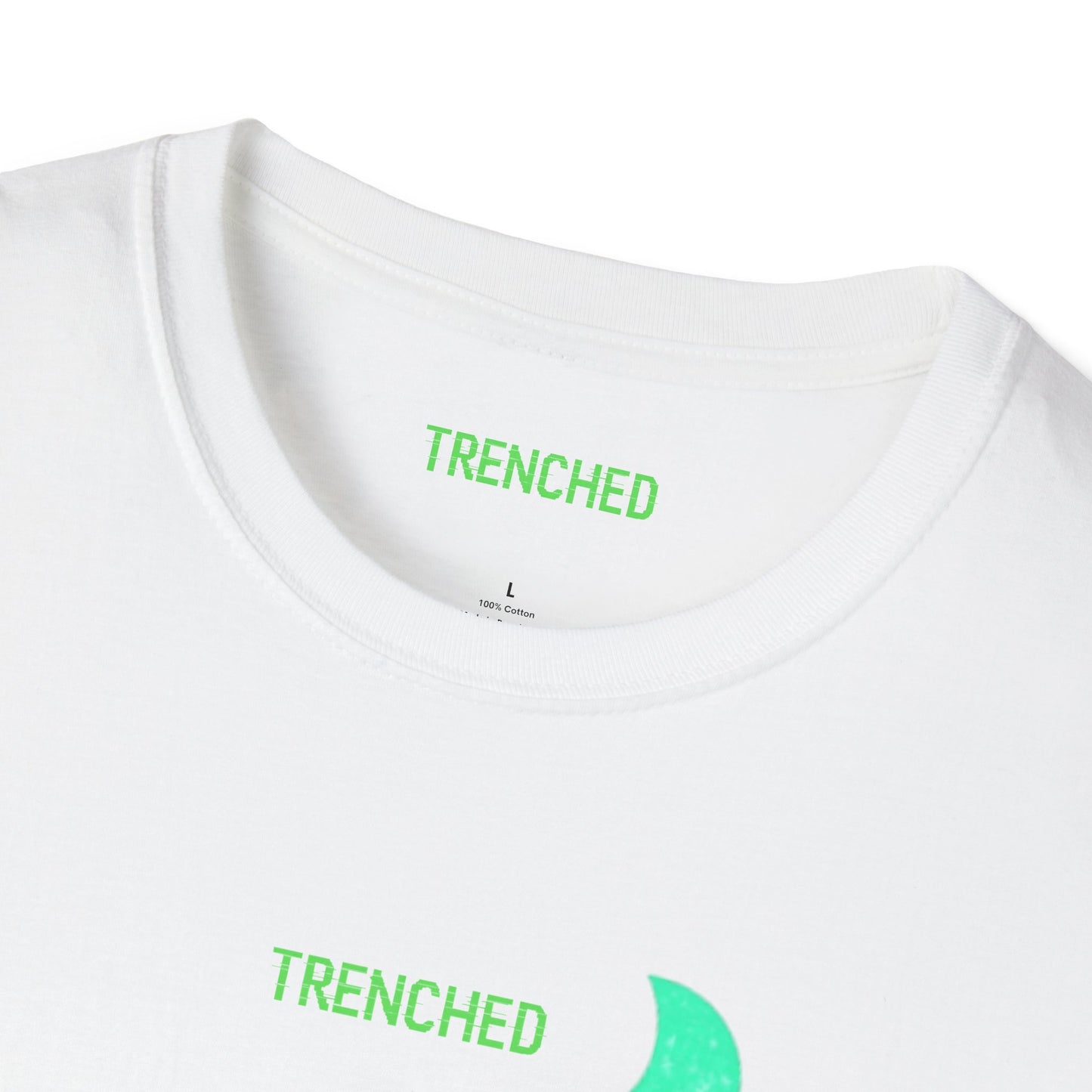 Crypto to The Moon Trenched Graphic Tee