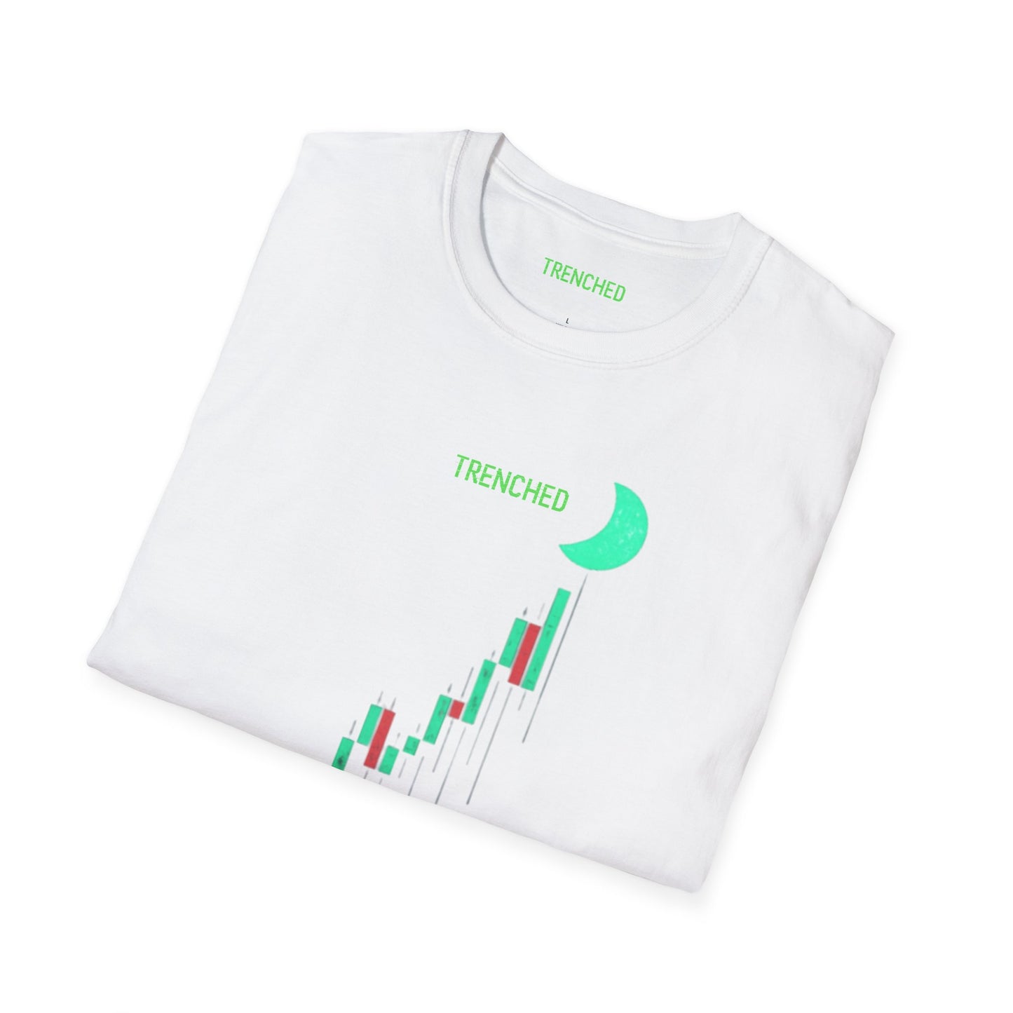 Crypto to The Moon Trenched Graphic Tee