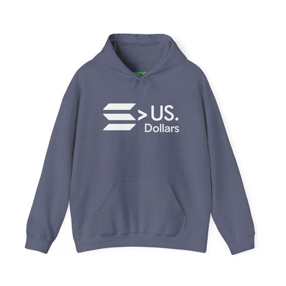 Solana > US DOLLARS Hoodie - Solana Over Dollars