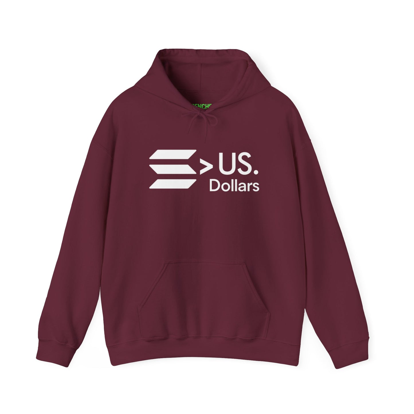 Solana > US DOLLARS Hoodie - Solana Over Dollars