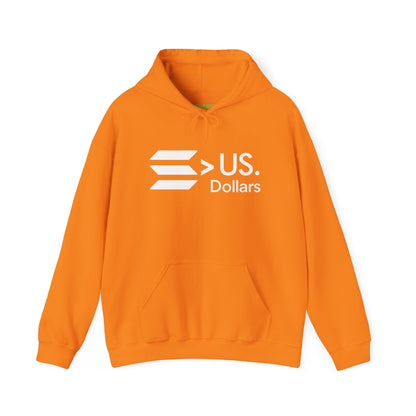 Solana > US DOLLARS Hoodie - Solana Over Dollars
