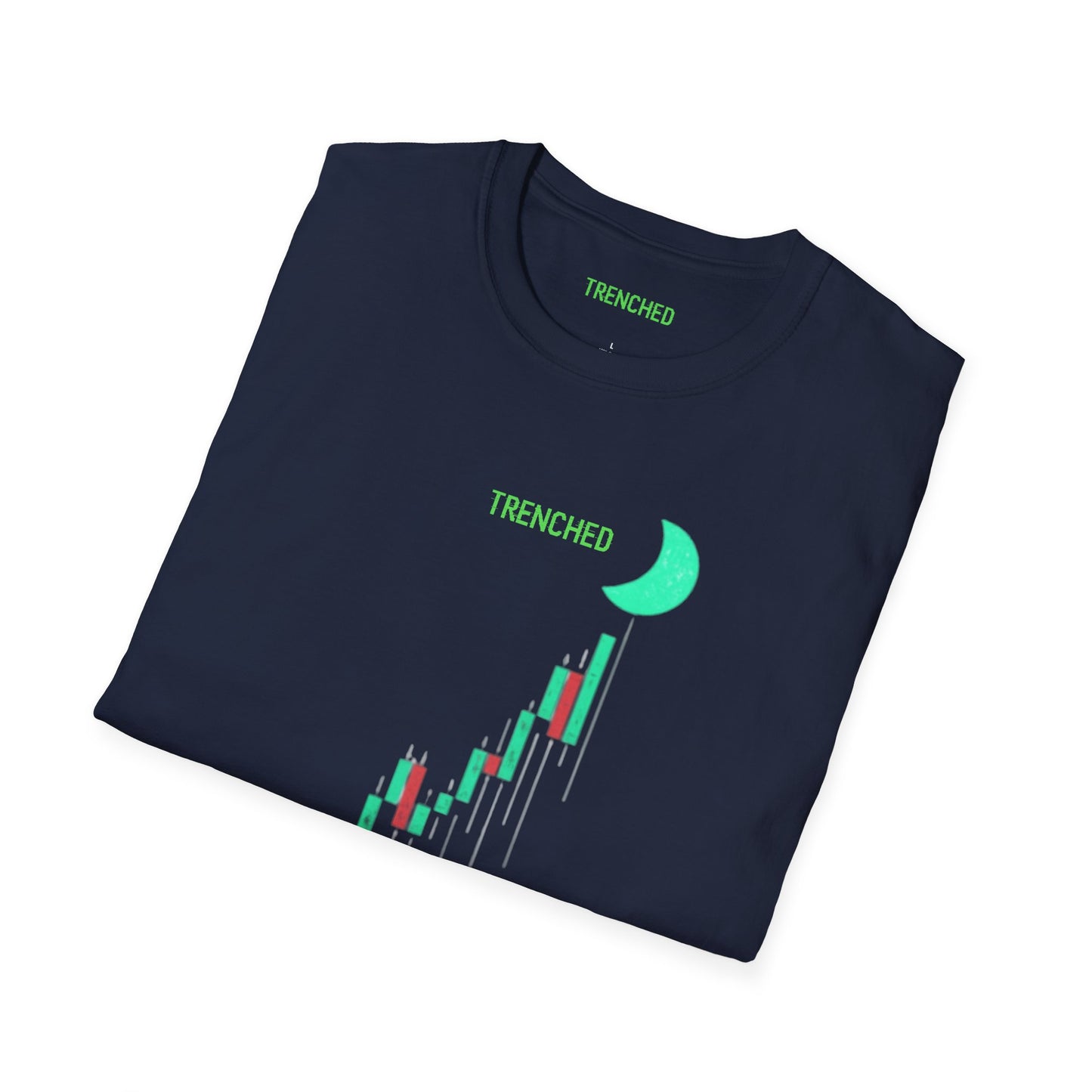 Crypto to The Moon Trenched Graphic Tee