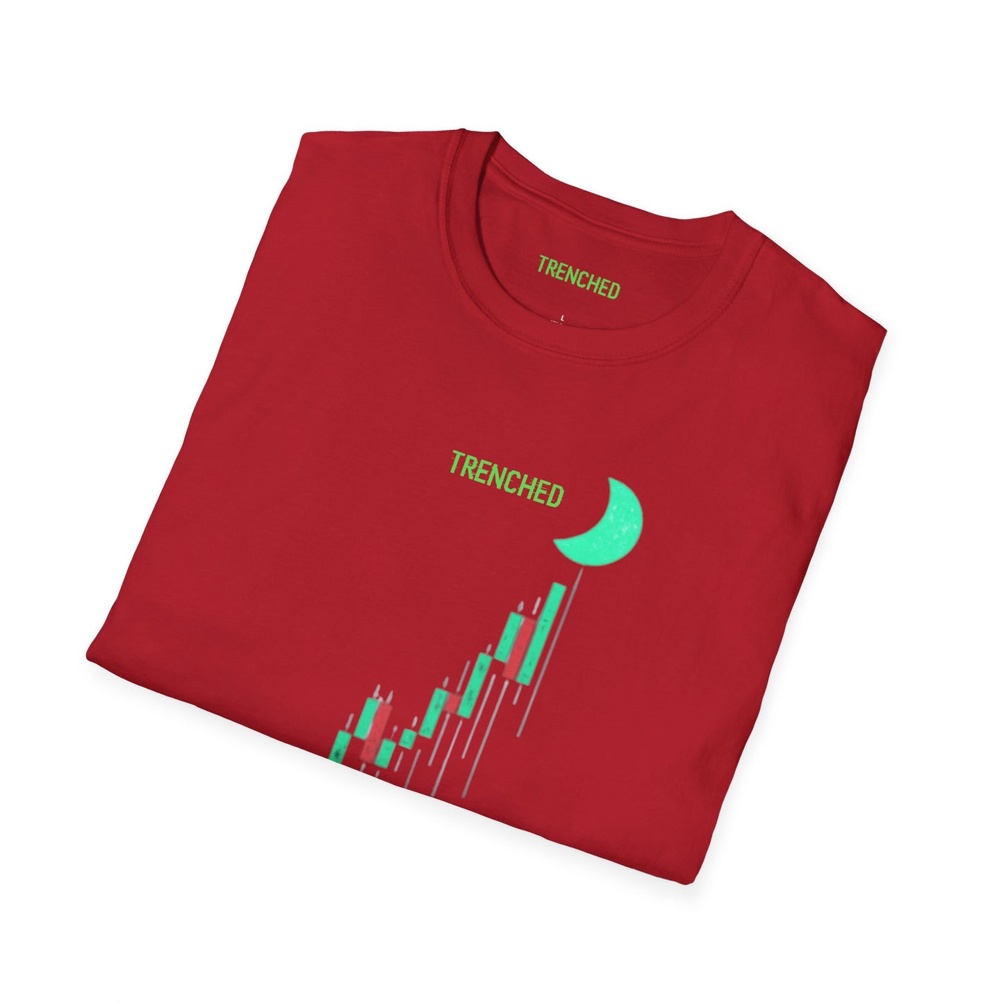 Crypto to The Moon Trenched Graphic Tee