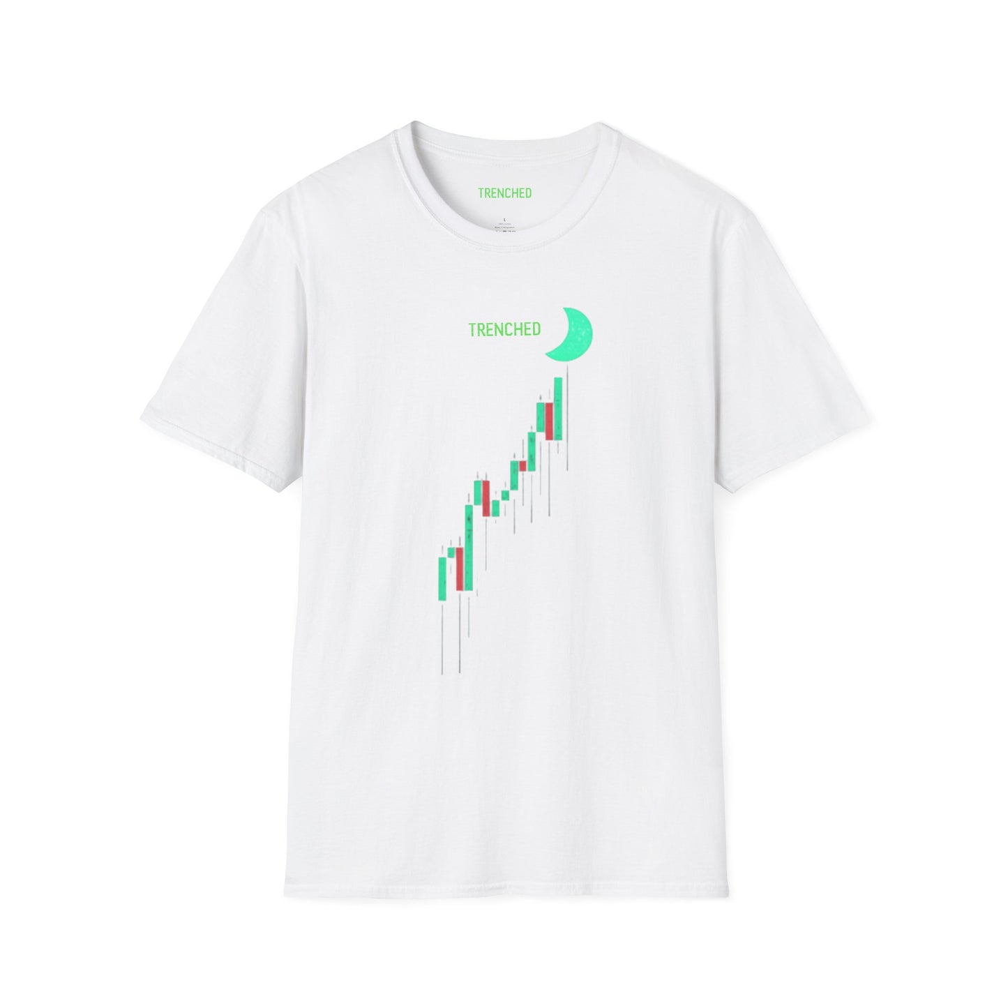 Crypto to The Moon Trenched Graphic Tee