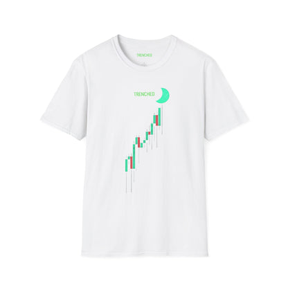 Crypto to The Moon Trenched Graphic Tee