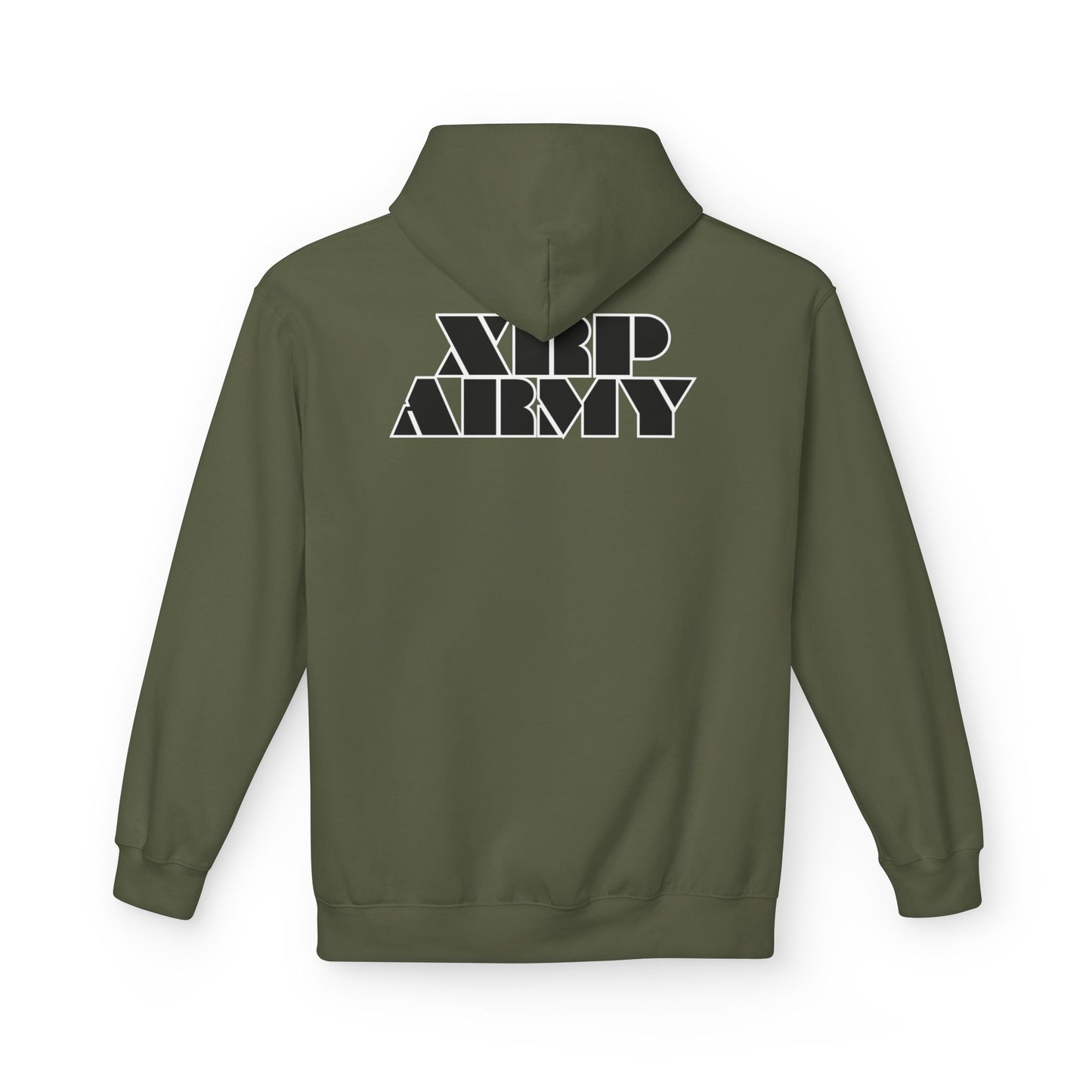 XRP Army Unisex Fleece Hoodie (Front & Back Logo)