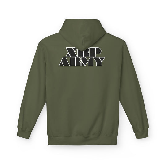XRP Army Unisex Fleece Hoodie (Front & Back Logo)