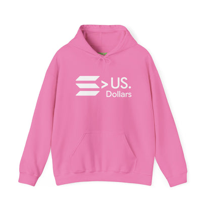 Solana > US DOLLARS Hoodie - Solana Over Dollars