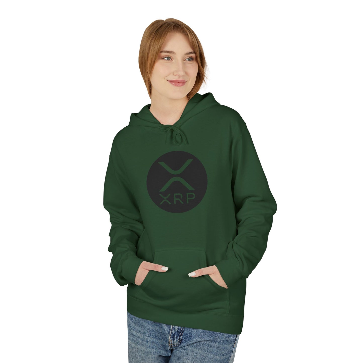 XRP Army Unisex Fleece Hoodie (Front Logo)