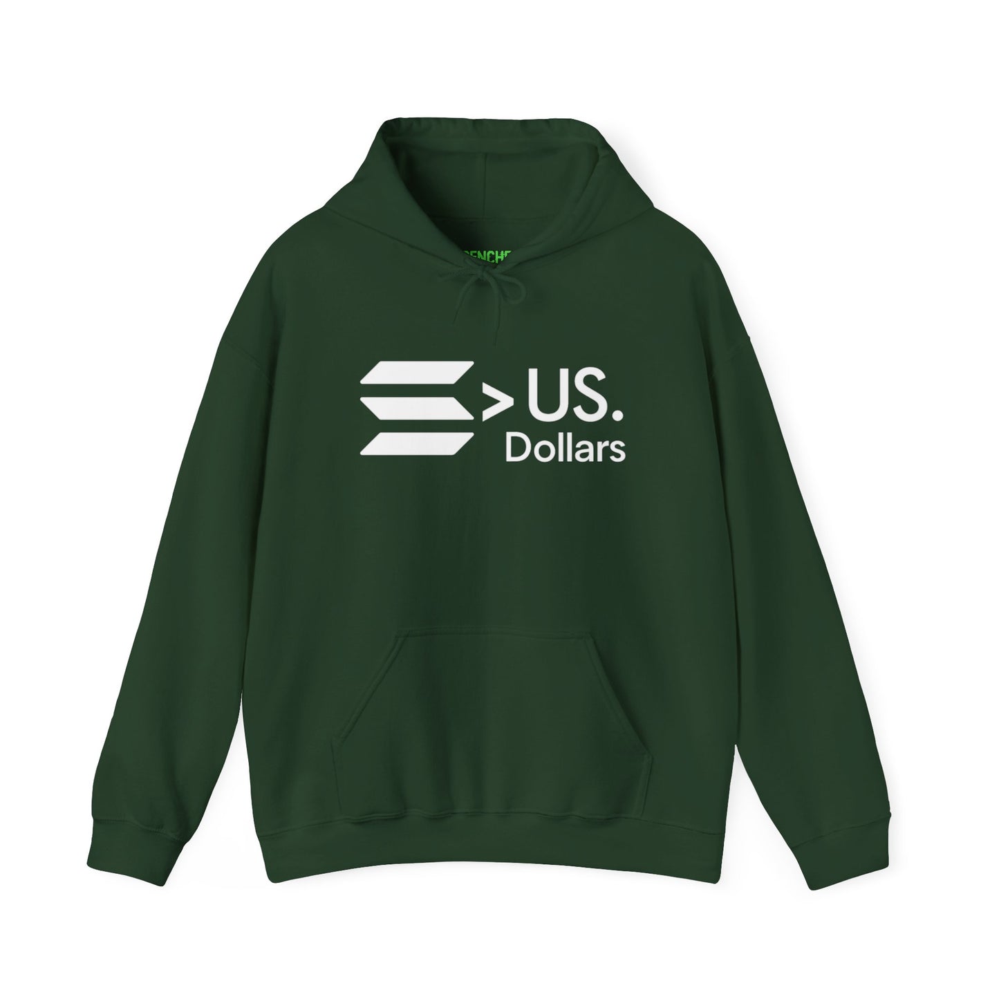 Solana > US DOLLARS Hoodie - Solana Over Dollars