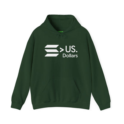 Solana > US DOLLARS Hoodie - Solana Over Dollars