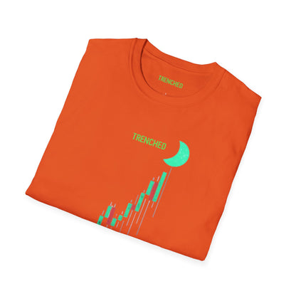 Crypto to The Moon Trenched Graphic Tee