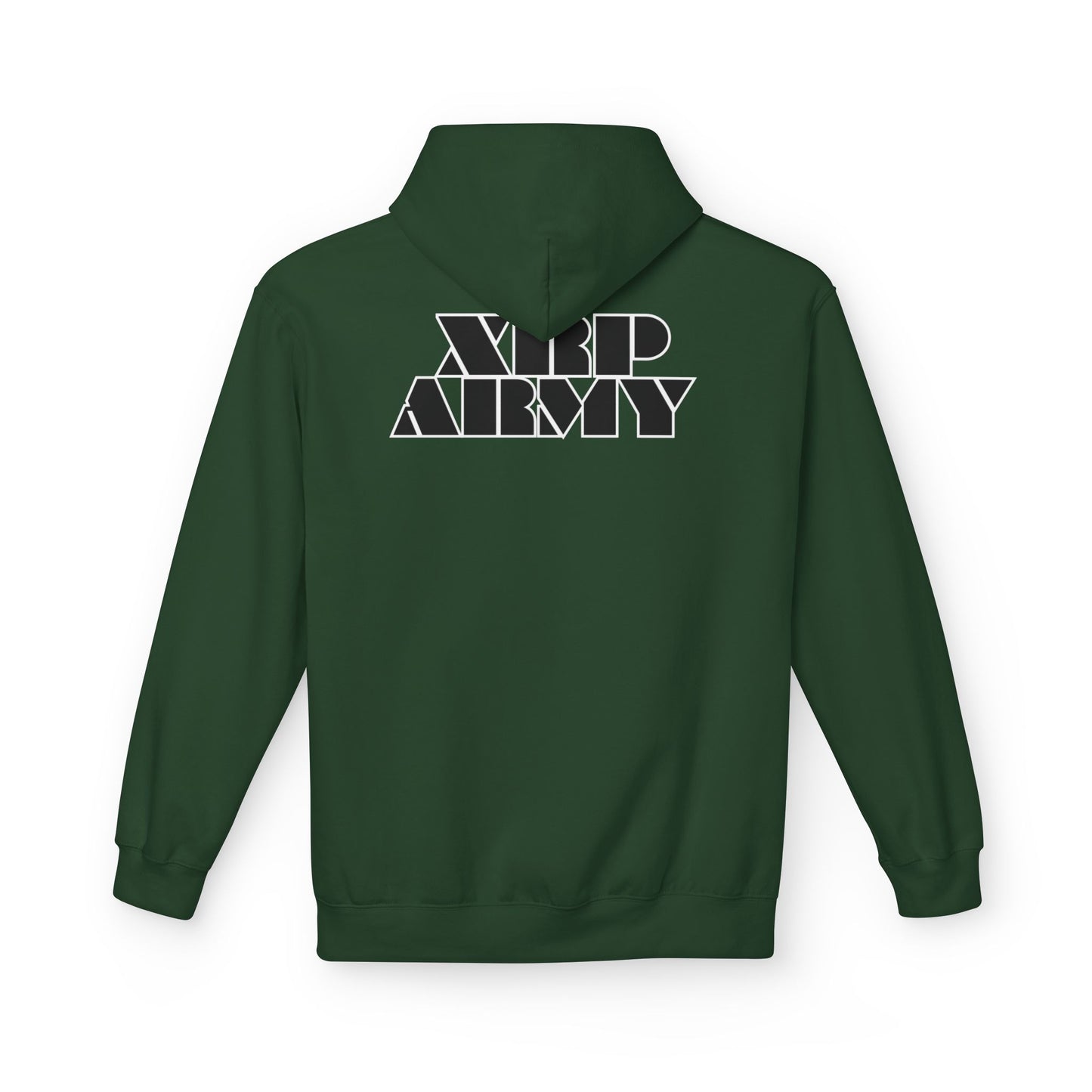 XRP Army Unisex Fleece Hoodie (Front & Back Logo)