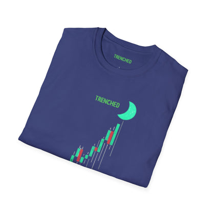 Crypto to The Moon Trenched Graphic Tee