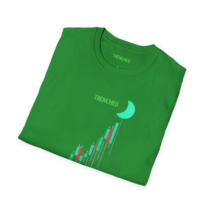 Crypto to The Moon Trenched Graphic Tee