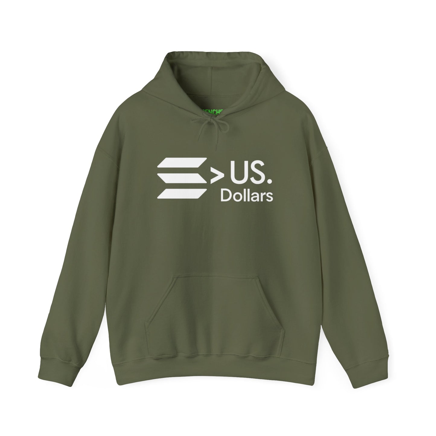 Solana > US DOLLARS Hoodie - Solana Over Dollars