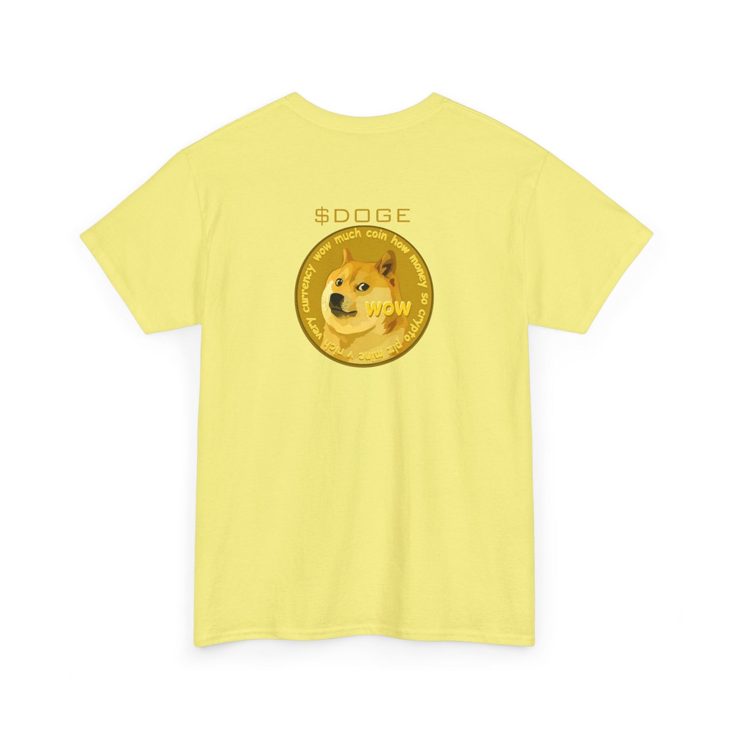 $DOGE Coin Polo Tee (Front & Back Graphic Logo)