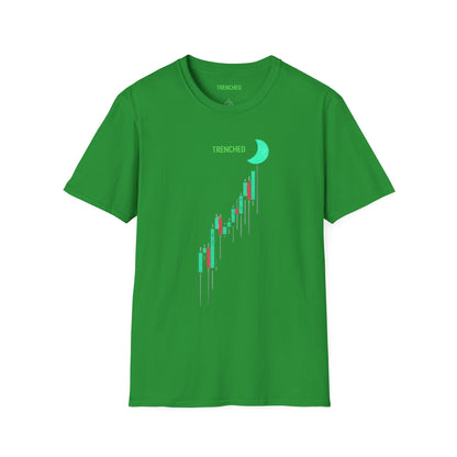 Crypto to The Moon Trenched Graphic Tee