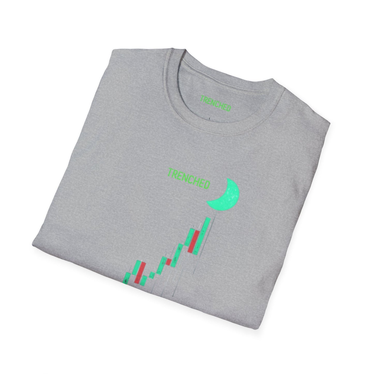 Crypto to The Moon Trenched Graphic Tee